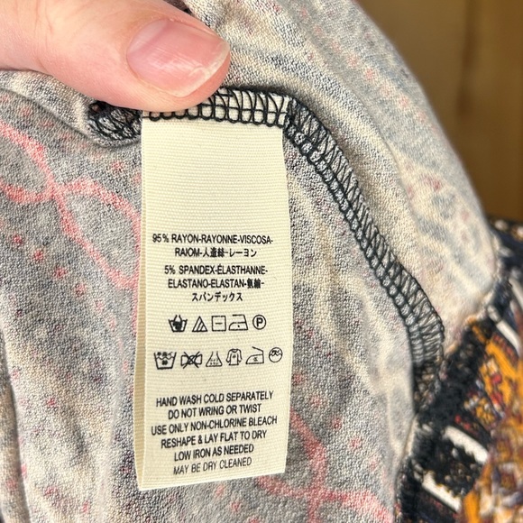 Free People Donatella Turtleneck Top Size Small - Picture 4 of 5